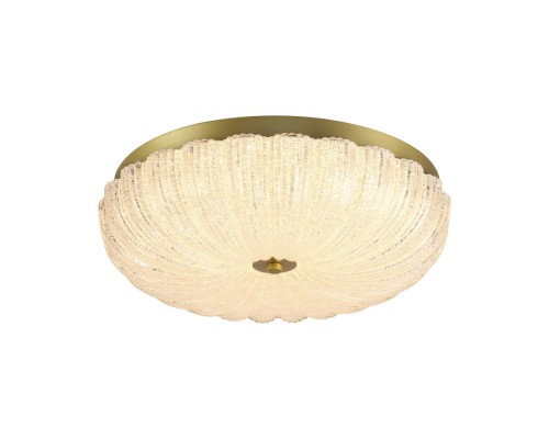 7719/48L PIKO LED SN 40 Светильник металл/стекло/прозрачный/золотой LED 48Вт 3000-6500K D400 IP20 пульт ДУ TESORO