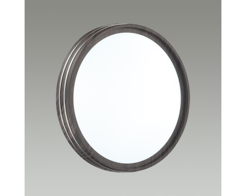 7604/EL PALE SN 022 Светильник пластик/белый/венге/хром LED 72Вт с ДУ 3000-6000К D500 IP43 пульт ДУ TROSTO