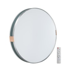 7677/EL COLOR SN 82 Светильник пластик/серо-гол/зол LED 70Вт 3000-6000K D493 IP43 пульт ДУ OTIGA BLUE