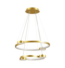 5247/79L LEDIO LN23 матовое золото Светильник подвесной диммир. с ДУ LED 79W 4088Лм 220V SHERIDAN