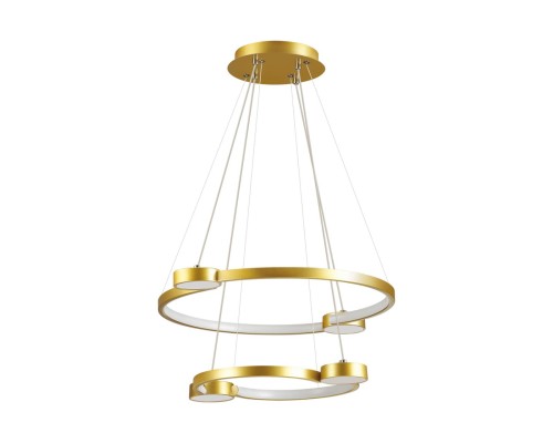 5247/79L LEDIO LN23 матовое золото Светильник подвесной диммир. с ДУ LED 79W 4088Лм 220V SHERIDAN