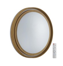 7640/EL BASICA SN 116 Светильник пластик/кор. под дер LED 70Вт 3000-6000K D490 IP43 пульт ДУ RUX WOOD