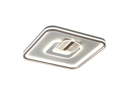 7786/85L PIKO LED SN Светильник металл/белый/бронза LED 85Вт 3000-6500K 490х490 IP20 пульт ДУ GEMINI