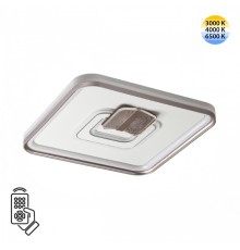 7786/85L PIKO LED SN Светильник металл/белый/бронза LED 85Вт 3000-6500K 490х490 IP20 пульт ДУ GEMINI