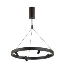 6683/77L HIGHTECH ODL24  203 Подвесной светильник брашир. черный/металл/акрил Раздельн включение с ПДУ (инфра красный) IP20 LED 77W 6930Лм 3000K BEVEREN