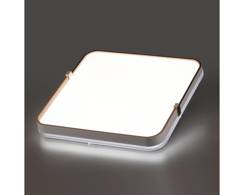 7680/EL PALE SN 140 Светильник пластик/золотой LED 70Вт 3000-6000К 490х485 IP43 пульт ДУ OLIDI WHITE