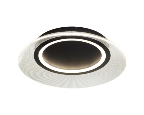 359190 OVER NT23 154 черный Светильник накладной диммируемый, в комплекте пульт ДУ IP20 LED 3000К~6000К 48W 220-240V WELLE