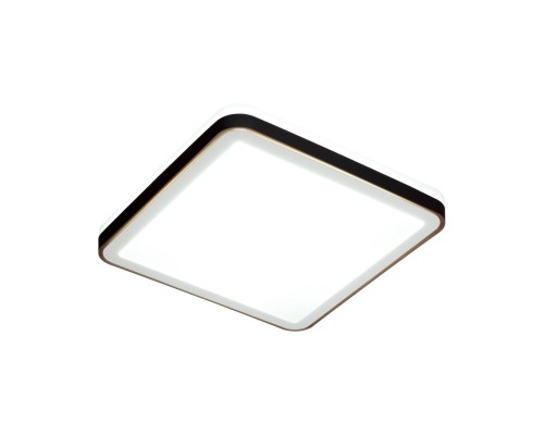 7621/DL PALE SN 047 Светильник пластик/белый/черный/медный LED 48Вт c ДУ 3000-4200-6300К 440х440 IP43 пульт ДУ EFFA