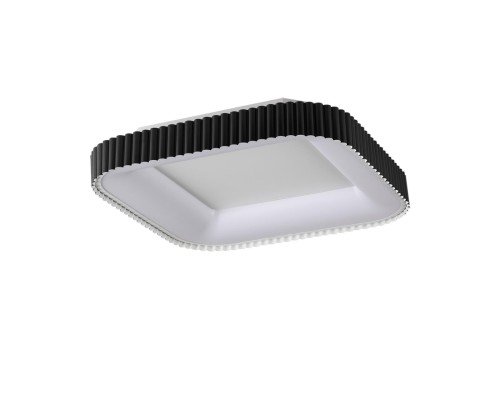 7768/56L AVRA LED SN 578 Светильник металл/белый/черный LED (56Вт+14Вт) 3000-6000K 500х500 IP43 пульт ДУ+подсветка SHARMEL