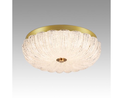 7719/36L PIKO LED SN 40 Светильник металл/стекло/прозрачный/золотой LED 36Вт 3000-6500K D300 IP20 пульт ДУ TESORO