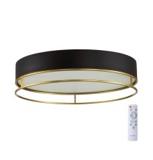 7723/100L AVRA LED SN 32 Светильник металл/пластик/белый/черный/золотой LED 100Вт 3000-6000K D600 IP20 пульт ДУ LOFTY