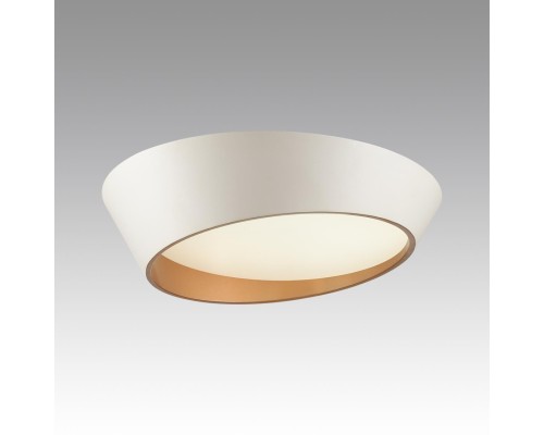 7693/60L AVRA LED SN 28 Светильник металл/акрил/белый/золотистый LED 60Вт 3000-6000K D500 IP20 пульт ДУ APEX