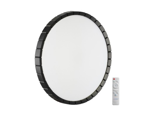 7649/EL PALE SN 88 Светильник пластик/белый/черный LED 70Вт 3000-6000К D486 IP43 пульт ДУ ATABI BLACK