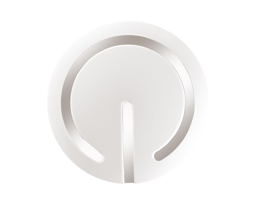 3041/DL SN 018 Светильник пластик/хром LED 48Вт 3000-6500К D400 IP43 пульт ДУ/RGB/LampSmart BUTTON