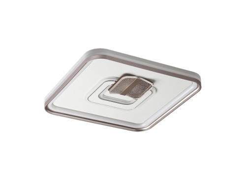 7786/85L PIKO LED SN Светильник металл/белый/бронза LED 85Вт 3000-6500K 490х490 IP20 пульт ДУ GEMINI