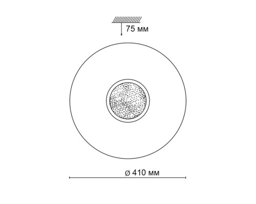 Потолочный светильник LED Cонекс 2074/DL Lazana белый/хром LED 48 Вт 3000-6000K