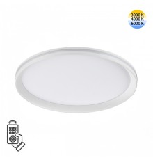 7749/60L MITRA LED SN Светильник металл/PMMA/белый LED 60Вт 3000-6000К D386 IP20 пульт ДУ BETA