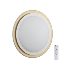 7630/DL PALE SN 151 Светильник пластик/золотистый LED 48Вт 3000-6300K D410 IP43 пульт ДУ SETTA