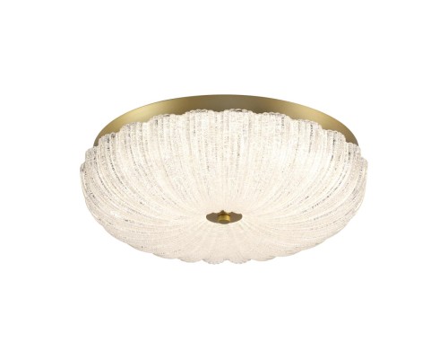 7719/48L PIKO LED SN 40 Светильник металл/стекло/прозрачный/золотой LED 48Вт 3000-6500K D400 IP20 пульт ДУ TESORO