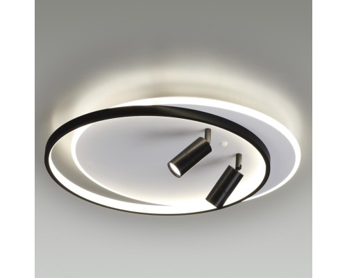 5603/75CL LEDIO LN23 028 белый, черный Люстра потолочная LED 75W 3000-6000К 6117Лм 220V NAOKO