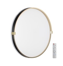 7647/EL PALE SN 138 Светильник пластик/черн./зол. LED 70Вт 3000-6000К D490 IP43 пульт ДУ OLIDI BLACK