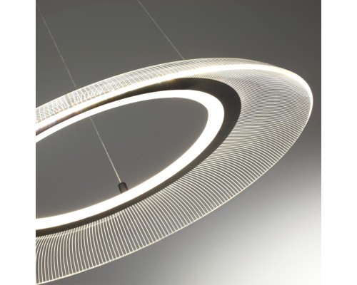 359189 OVER NT23 154 черный Светильник подвесной диммируемый, в комплекте пульт ДУ IP20 LED 3000К~6000К 48W 220-240V WELLE