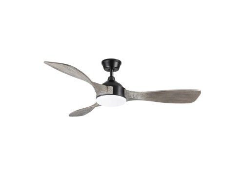 7702/24L VIVA LED SN 189 Люстра-вентилятор,  черный/серое дерево LED 24Вт 3000-6000K D1320 пульт ДУ STORM