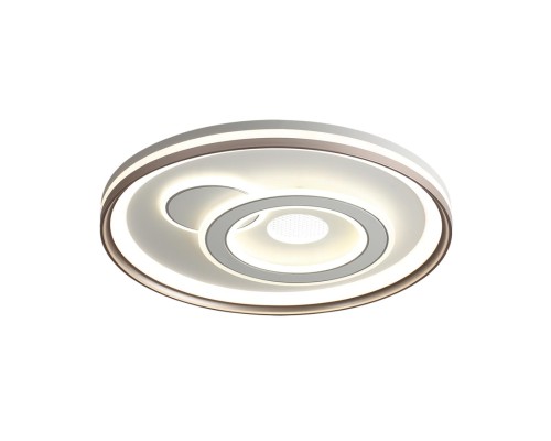 7785/85L PIKO LED SN Светильник металл/белый/бронза LED 85Вт 3000-6500K D490 IP20 пульт ДУ GEMINI