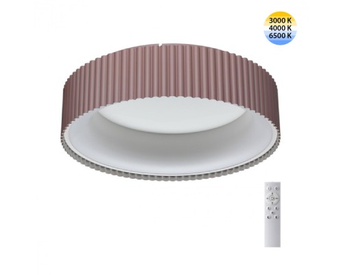 7714/56L AVRA LED SN 22 Светильник металл/акрил/белый/мокко LED 56Вт 3000-6500К D460 IP20 пульт ДУ SHARMEL