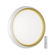 7650/EL PALE SN 86 Светильник пластик/золотой LED 70Вт 3000-6000К D480 IP43 пульт ДУ TOFIQ WHITE