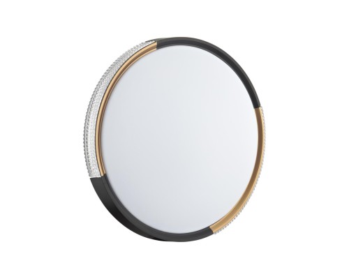 7629/DL PALE SN 033 Светильник пластик/белый/черный/золотистый LED 48Вт c ДУ 3000-6000К D400 IP43 пульт ДУ VELIO