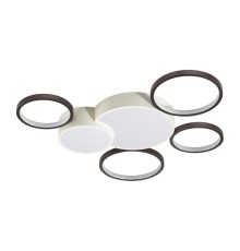 5253/99CL LEDIO LN23 белый, черный Люстра потолочная диммир. с ДУ LED 100W 6600Лм 220V NORBERT