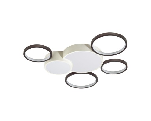 5253/99CL LEDIO LN23 белый, черный Люстра потолочная диммир. с ДУ LED 100W 6600Лм 220V NORBERT