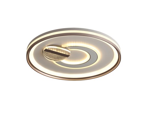 7787/85L PIKO LED SN Светильник металл/белый/бронза LED 85Вт 3000-6500K D495 IP20 пульт ДУ GEMINI