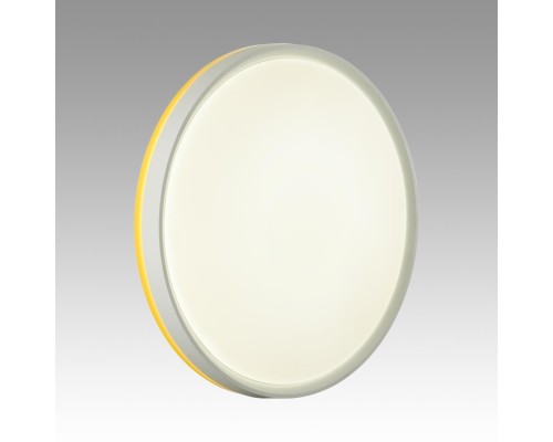 7709/EL COLOR SN 100 Светильник пластик/желтый LED 70Вт 3000-6000К D500 IP43 пульт ДУ KEZO YELLOW