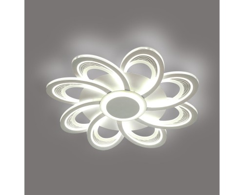 8198/95L LEDIO LN25 белый, металл/акрил Потолочный светильник с пультом ДУ 3000-6000К LED 95W 220V MANILA