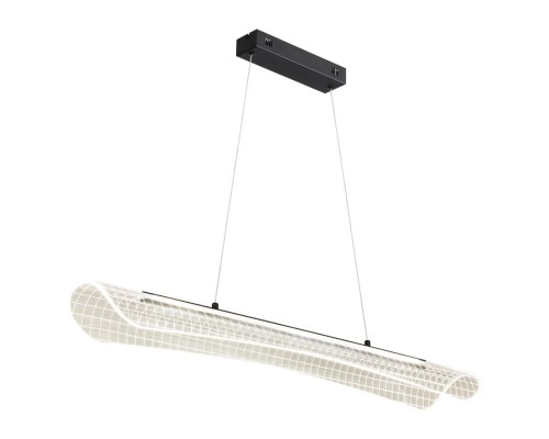 359191 OVER NT23 155 черный Светильник подвесной диммируемый, в комплекте пульт ДУ IP20 LED 3000К~6000К 32W 220-240V WELLE