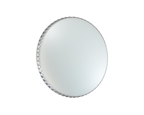 2077/EL PALE SN 194 Светильник пластик/белый/прозрачный LED 72Вт 3000-6300K D500 IP43 пульт ДУ DINA