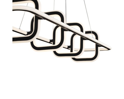 359185 OVER NT23 165 черный Светильник подвесной диммируемый, в комплекте пульт ДУ IP20 LED 4000К 175W 220V ONDO