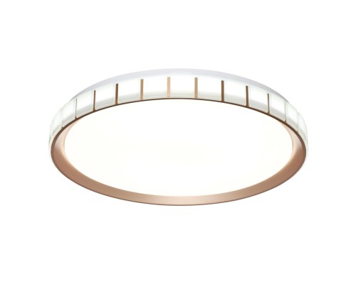 7695/EL PALE SN 90 Светильник пластик/розовое золото LED 70Вт 3000-6000К D495 IP43 пульт ДУ KUPI GOLD