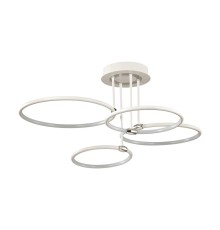 5282/96CL LEDIO LN23 белый, хром Люстра потолочная LED 96W 3000-6000K с пультом ДУ 4546Лм 220V URSULA