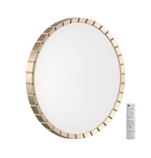 7648/EL PALE SN 88 Светильник пластик/белый/золотой LED 70Вт 3000-6000К D486 IP43 пульт ДУ ATABI GOLD