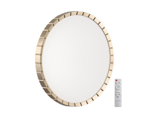 7648/EL PALE SN 88 Светильник пластик/белый/золотой LED 70Вт 3000-6000К D486 IP43 пульт ДУ ATABI GOLD