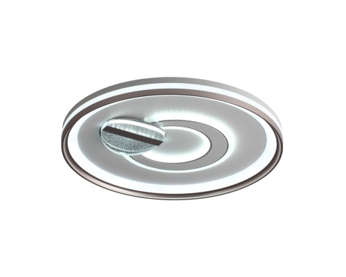 7787/85L PIKO LED SN Светильник металл/белый/бронза LED 85Вт 3000-6500K D495 IP20 пульт ДУ GEMINI