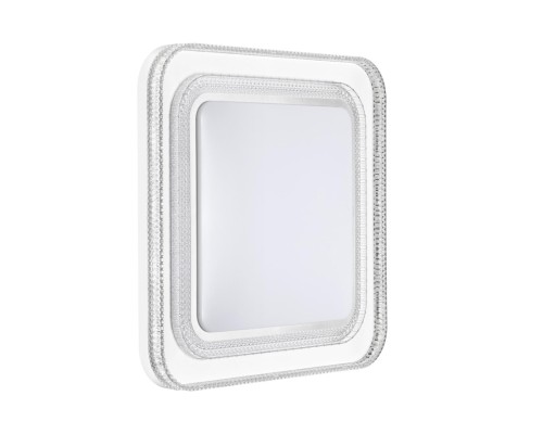 7685/EL MARON SN 130 Светильник пластик/серебристый LED 70Вт 3000-6000K 490х490 IP43 пульт ДУ SUZY SILVER