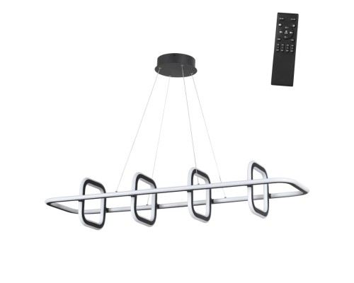 359185 OVER NT23 165 черный Светильник подвесной диммируемый, в комплекте пульт ДУ IP20 LED 4000К 175W 220V ONDO