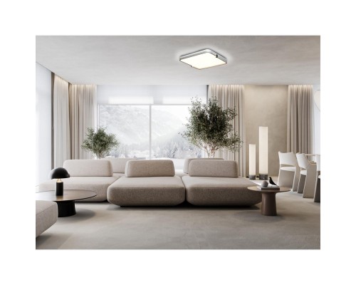 7680/EL PALE SN 140 Светильник пластик/золотой LED 70Вт 3000-6000К 490х485 IP43 пульт ДУ OLIDI WHITE