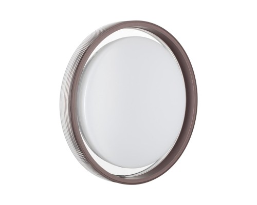 7698/DL MARON SN 94 Светильник пластик/кофе/прозрачный LED 48Вт 3000-6000K D475 IP43 пульт ДУ MEDEN