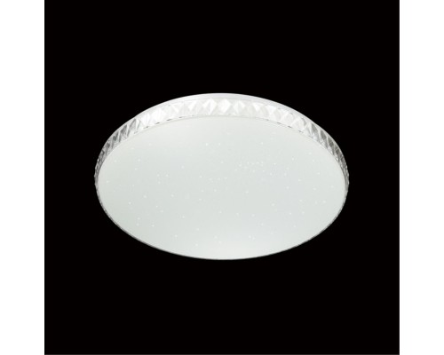 2077/EL PALE SN 194 Светильник пластик/белый/прозрачный LED 72Вт 3000-6300K D500 IP43 пульт ДУ DINA