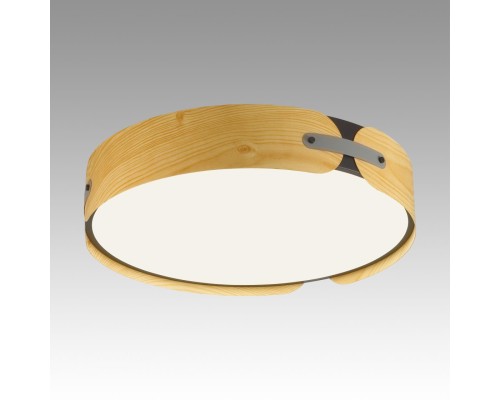 7721/65L AVRA LED SN 36 Светильник металл/пластик/белый/черный/дерево LED 65Вт 3000-6000K D450 IP20 пульт ДУ CORAGGIO